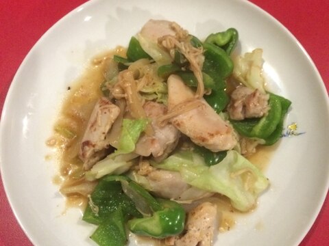 さっぱり！鶏肉の生姜ポン酢炒め